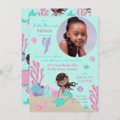 Invitation au septième anniversaire de la Sirène a (Devant / Derrière)