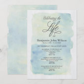 Invitation au service commémoratif (Devant / Derrière)