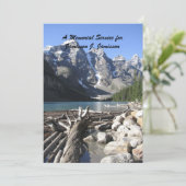 Invitation au service commémoratif, bois d'oeuvre (Debout devant)