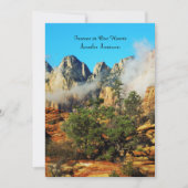 Invitation au service commémoratif, Canyon avec nu (Devant)