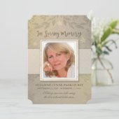 Invitation au service commémoratif de photos de la (Debout devant)