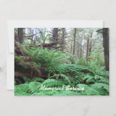 Invitation au service commémoratif - Invitation pa (Devant)