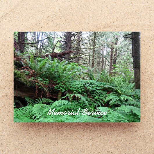 Invitation au service commémoratif - Invitation pa