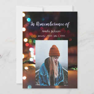 Invitation au service commémoratif Lumières de Noë