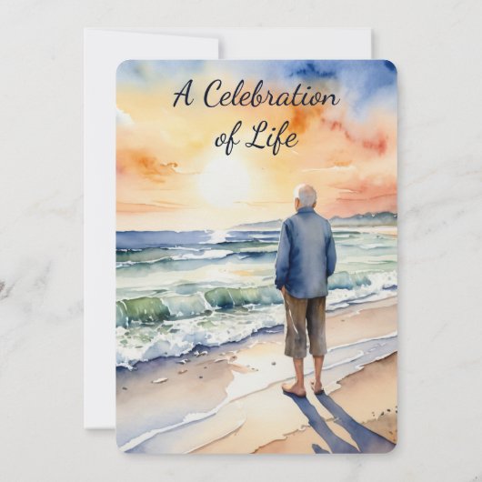 Invitation au service commémoratif Paradis de la p (Dos)