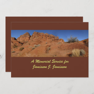 Invitation au service commémoratif, Red Rock Hills