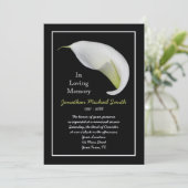 Invitation au service funèbre mémorial de la Fleur (Debout devant)