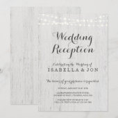 Invitation au seul repas de noces, Romantique Rust (Devant / Derrière)