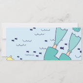 Invitation au Snorkel Kid Pool Party (Dos)