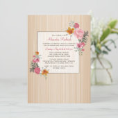 Invitation au souvenir floral (Debout devant)