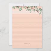 Invitation au Spa Bamboo Branches (Dos)