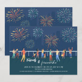 Invitation au Spectacle de Feux d'Artifice du Quar (Devant / Derrière)