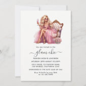 Invitation au spectacle de mode Glam (Devant)