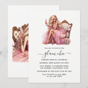 Invitation au spectacle de mode Glam