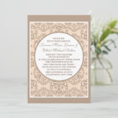 Invitation au style Damask (Debout devant)