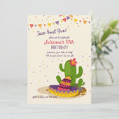 Invitation Au sud de l'invitation d'amusement de frontière (Debout devant)