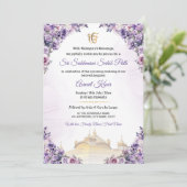 Invitation au Sukhmani Sahib Path pour un mariage  (Debout devant)