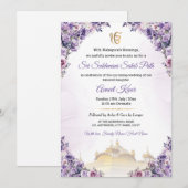 Invitation au Sukhmani Sahib Path pour un mariage  (Devant / Derrière)