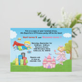 Invitation au Superhero and Princess Birthday Part (Debout devant)