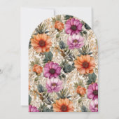 Invitation au sweet sixteen floral (Dos)