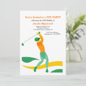 Invitation au swing de golf (Debout devant)