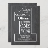 Invitation au tableau de bord d'anniversaire (Devant / Derrière)