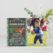 Invitation au tableau de bord de la partie de foot (Debout devant)