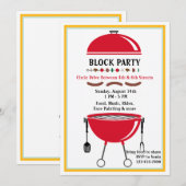 Invitation au temps BBQ (Devant / Derrière)