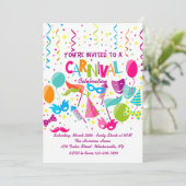 Invitation au temps du carnaval (Debout devant)