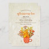 Invitation au thé d'automne (Devant / Derrière)