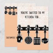 Invitation au thé de cuisine (Devant / Derrière)