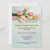 Invitation au thé de l'après-midi britannique ou a (Dos)