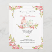 Invitation au thé de mariage (Devant / Derrière)