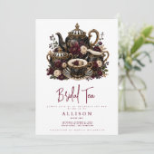 Invitation au thé de mariage (Debout devant)