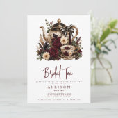 Invitation au thé de mariage (Debout devant)