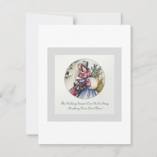 Invitation au thé de Noël... (Devant)