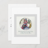 Invitation au thé de Noël... (Devant / Derrière)