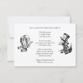 INVITATION AU THÉ DES FEMMES - BONNE AMÉLIORATION (Dos)