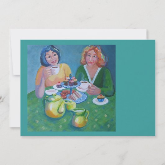 Invitation au thé et au gâteau (Devant)