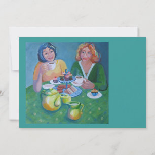 Invitation au thé et au gâteau