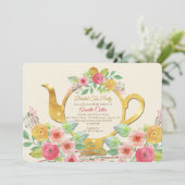 Invitation au thé floral (Debout devant)