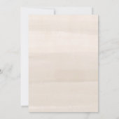 Invitation au thé martial floral (Dos)