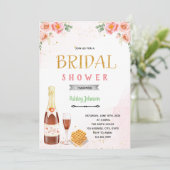 Invitation au thème de brunch au champagne (Debout devant)