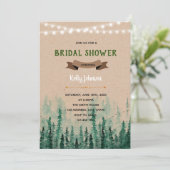 Invitation au thème de fête de douche de mariée en (Debout devant)