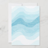 Invitation au thème de fête d'hiver arctique (Dos)