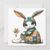 Invitation au thème de la précieuse Bunny (Devant)