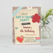 Invitation au thème de l'album et de la fête d'art (Debout devant)