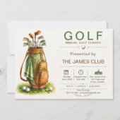 Invitation au Tournoi Classique de Golf Annuel (Devant)