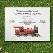 Invitation au Train Rouge pour une Réunion de Fami