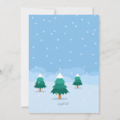 Invitation au Traîneau à Famille (Dos)